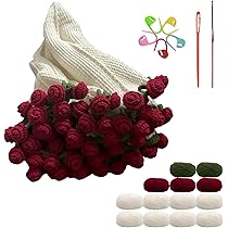 Amazon | 手編みの花束ブランケット DIY キット 12 プレミアム