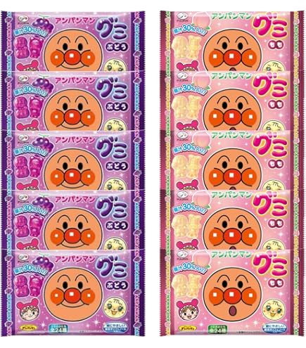 Amazon | 不二家 アンパンマングミ4連 84g(21g×4)×10袋入×(2ケース
