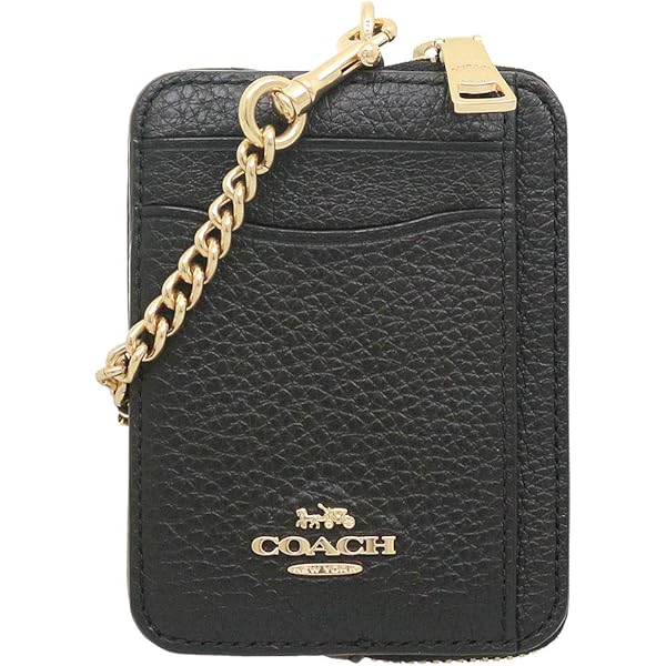 Amazon | [コーチ] 財布 カードケース デニム キルティング調 ターン  