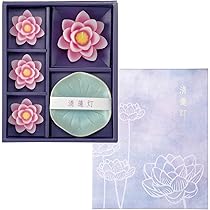 Amazon｜カメヤマ 進物 清蓮灯(紫) 蓮花ローソク キャンドル