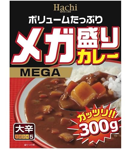 Amazon.co.jp: ハチ食品 メガ盛りカレー甘口300g×20個 : 食品・飲料・お酒