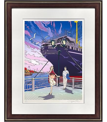 わたせせいぞう　向かう明日　雪の竹林 Amazon.co.jp: わたせせいぞう 版画（シルクスクリーン）「向かう明日