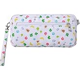 Switch Liteケース どうぶつの森 旅行用 携帯便利 4カード収納 大容量 耐衝撃 全面保護 防塵 nds lite対応 保護カバー 手首と肩ストラップ付き 収納バッグ