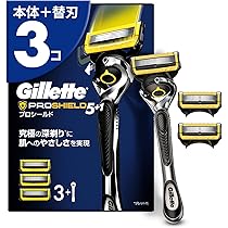 Amazon.co.jp: Gillette ジレット 髭剃り 本体 替刃 3個