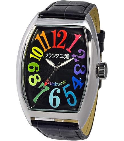 Amazon.co.jp: つば九郎×フランク三浦 腕時計 他力本願お守り付き