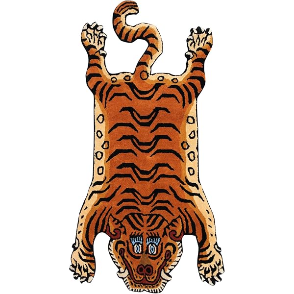 Amazon.co.jp: SAPEur サプール TIBETAN TIGER RUG チベタン