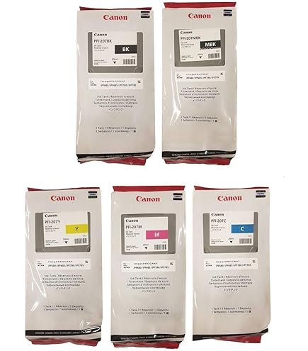 キャノン純正インクカートリッジ　PFI-207 MBK　２個(期限あります) Amazon.co.jp: Canon 2 - Pack pfi-207mbk 300 ml
