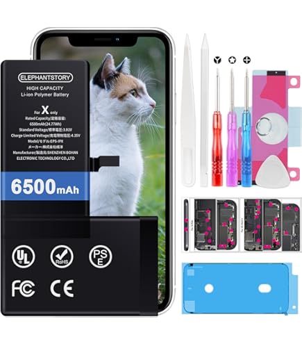 Amazon | DIGIFORCE for iPhone X バッテリー 互換 交換 大容量