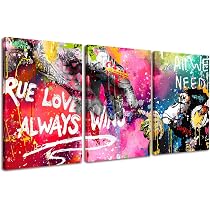 Amazon.co.jp: ARTJOY 絵画 アートパネル 42cm×29.7cm 3枚セット
