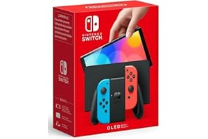 Nintendo Switch Console OLED with Neon Red/Blue JoyconNintendo Switch;