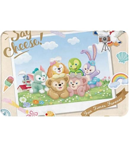 Amazon.co.jp: ダッフィー ルームマット ダッフィー シェリーメイ