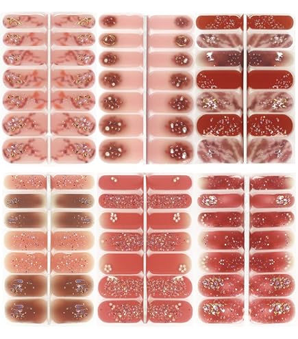 Amazon.co.jp: HERAXI ネイルシール 手の爪 20Pcs 爪やすり付き ネイル