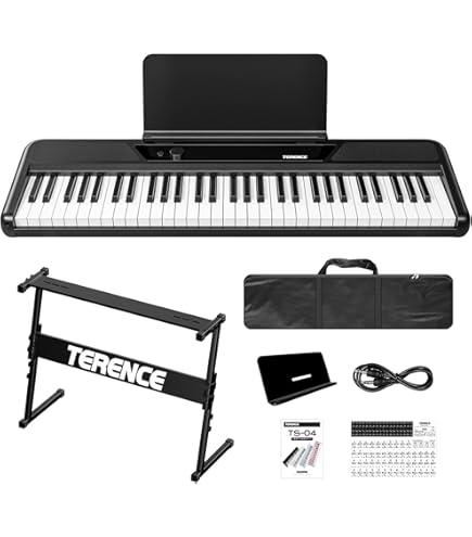 電子ピアノ Amazon | 電子キーボード 61鍵盤 16音色 キーボード 10リズム 軽量