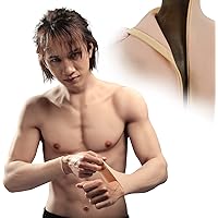 Amazon.co.jp: [HUWAHUWA] 筋肉スーツ イケメン筋肉 半袖 シリコン筋肉 