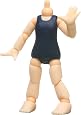 コトブキヤ キューポッシュえくすとら スクール水着ボディ ノンスケール PVC製 塗装済み可動フィギュア