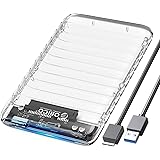ORICO HDD ケース 2.5インチ USB 3.0-SATA 外付けハードディスク ケース 7mm/9.5mm SATA HDD SSD 対応 最大6TB 工具不要 UASP対応 2139U3-V1-CR