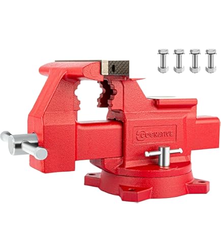 8 Inch Heavy Duty Bench Vice With Swivel Base - China Bench Vise And