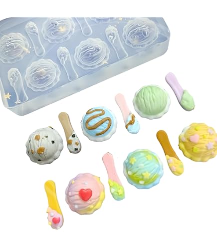 にゃんこアイスチャーム（大きめ）フェイクスイーツ 樹脂粘土 レジン