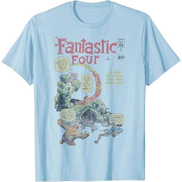 ファンタスティック・フォー　Tシャツ Amazon | マーベル ファンタスティック・フォー シルバー