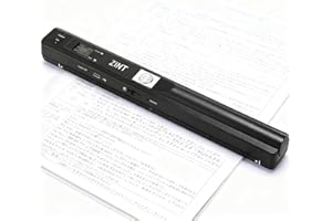 ZEWZE ハンディスキャナー A4対応 900DPI モバイルスキャナー OCR機能搭載 JPG/PDF保存 ドキュメント・写真・本・名刺・書籍対応 ポータブル 軽量 電池式 日本語説明書付き