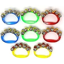 鈴　カラフルハンドベル12個6組セット　楽器　お遊戯 Amazon.co.jp: Formemory リングベル リストベル ハンドベル 12
