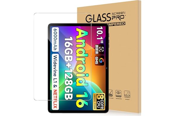 For Bmax I10 Plus/SVITOO P10/Wpawa HT10/SVITOO P10-KID/SVITOO P1027 フィルム 10.1インチ Greerass Bmax アンドロイド 16 タブレット 10インチ 対応 フィルム 強化ガラス 高透過率 高感度タッチ 硬度9H 指紋防止 Greerass 気泡防止 撥水撥油 耐衝撃 貼り付け簡単 液晶保護 超薄飛散防止 保護フィルム