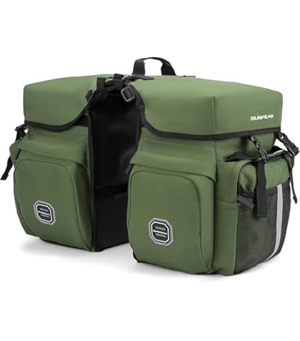 Green guru パニエ 自転車 バッグ パニエバッグ Green guru パニエ 自転車 バッグ パニエバッグ Amazon.co.jp