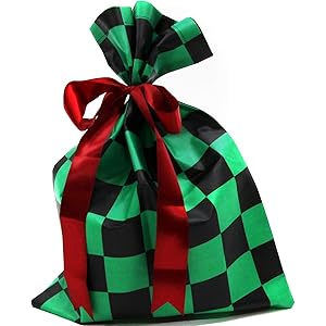 [np] MRG ラッピング袋 62*46 90*60 クリスマス 大きい 鬼滅の刃 きめつのやいば 市松模様 総柄 ブ…