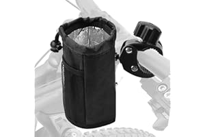 ドリンクホルダー バイク 自転車 ボトルホルダー ベビーカー ドリンクホルダー クランプ式 調整可能 360度回転 角度調整可能 取付簡単 収納便利 携帯電話収納 ボトルケージ オートバイ ベイビーカー 車椅子 船 ATV/UTV ゴルフカート に適