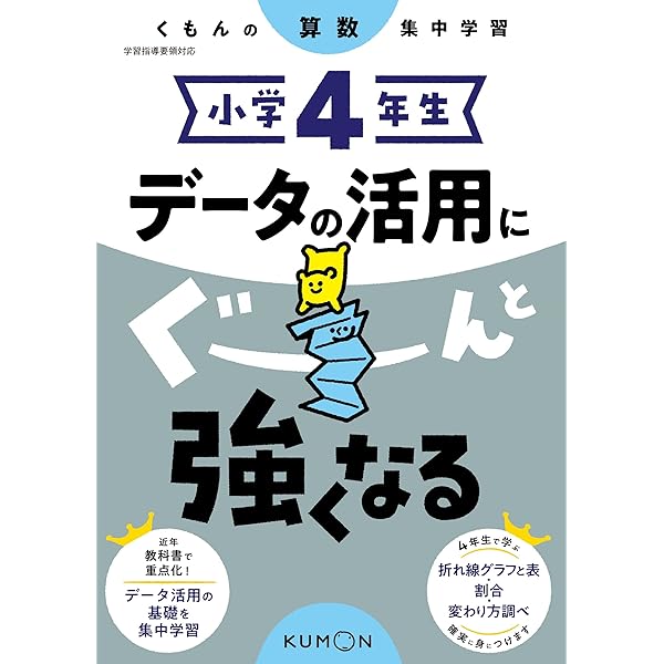 小学5年生 データの活用にぐーんと強くなる (くもんの算数集中学習