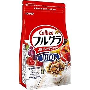 [Amazonブランド] SOLIMO カルビー フルグラ 1000g × 6袋