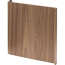 Amazon｜無印良品 スタッキングシェルフ 木製扉 ウォールナット