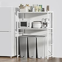 Amazon.co.jp: 【幅伸縮可・上下調整可】ゴミ箱上ラック TKUIN 電子