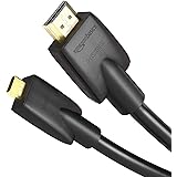 Amazonベーシック HDMIケーブル 0.9m (タイプAオス - マイクロタイプDオス) ハイスピード HDMI 1.4規格