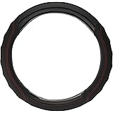 ボンフォーム(BONFORM) ハンドルカバー ツーリング 軽/普通車 ステアリングカバー S:36.5~37.9cm ブラック 6881-01BK