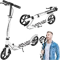 夏休み！キックボードキックスクーター 子供大人用 ハンドブレーキ 折り畳み 2台 Amazon.co.jp: TENBOOM キックボード キックスクーター 子供