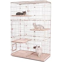 新品　キャットケージ　キャットゲージ　多機能　ケージ　高さ142cm ベージュ キャットケージ キャットゲージ 多機能 ケージ 高さ142cm ベージュ