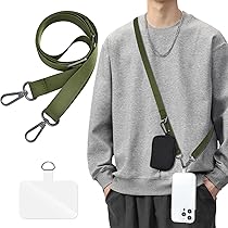 Amazon.co.jp: [Shirizu] スマホストラップ 斜めがけ 首掛け