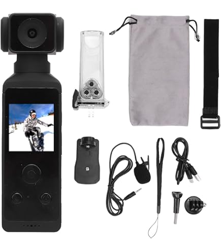 Amazon | 【一年保証】UNEEDIT アクションカメラ 5K 30M防水270度回転 