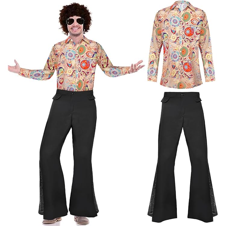 Smiffys Lavender 70s Suit Costume, Purple (Size L) 5020570150672