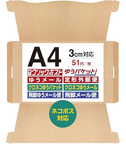 Amazon.co.jp: ゆうパケットプラス専用箱（20枚セット） : 文房具