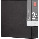 バッファロー BUFFALO CD&DVDファイルケース ブックタイプ 24枚収納 ブラック BSCD01F24BK