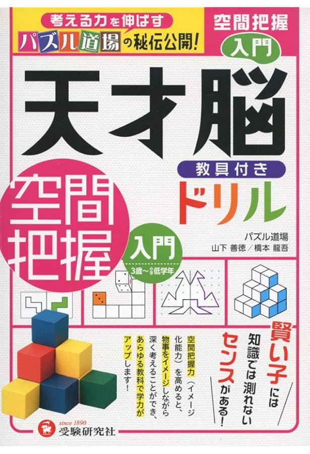 Amazon.co.jp: 天才脳ドリル 空間把握 入門: 考える力を伸ばすパズル