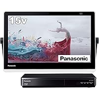 パナソニック 15V型 ハイビジョン ポータブル 液晶テレビ プライベート・ビエラ UN-15TD10-K インターネット動画対応 防水タイプ 500GB HDD録画内蔵/ブルーレイ再生機能付き ブラック