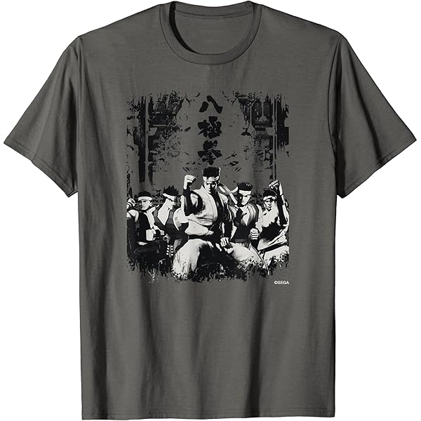 Amazon | 『バーチャファイター』シリーズロゴ Tシャツ | Tシャツ