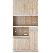 LOWYA 食器棚 レンジボード 幅90 714Lhn1RYML._AC_UL210_SR210,