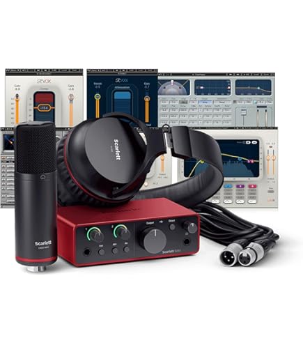 Focusrite Scarlett Studio セット Focusrite Scarlett 2i2 Studio 4th Gen USB, Home Recording