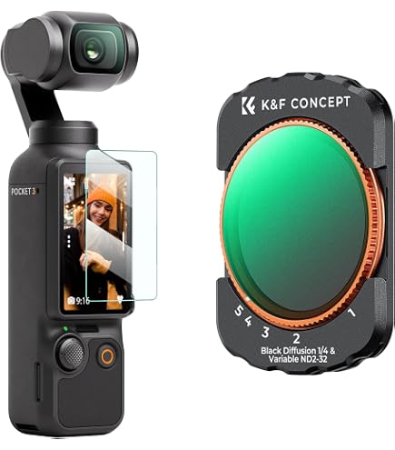 Amazon | GLIDER DJI Osmo Pocket/Pocket 2 アクセサリー NDフィルター