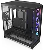 NZXT H6 Flow RGB ブラック 2面スモーク強化ガラス ATX PCケース