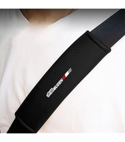 Amazon | 無限 MUGEN 車 エンブレム 汎用 シートベルトカバー シート